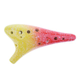 Max Maxb Handcrafted 12 Holes Ceramic AC Ocarina Wind Instrument C