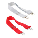Max Maxb Adjustable Snare Drum Strap Belt With Metal Hook for Snare Drum Accessories White