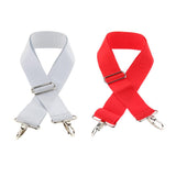Max Maxb Adjustable Snare Drum Strap Belt With Metal Hook for Snare Drum Accessories White