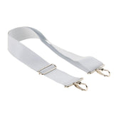 Max Maxb Adjustable Snare Drum Strap Belt With Metal Hook for Snare Drum Accessories White