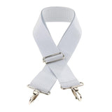 Max Maxb Adjustable Snare Drum Strap Belt With Metal Hook for Snare Drum Accessories White