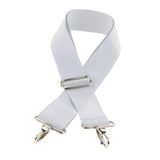 Max Maxb Adjustable Snare Drum Strap Belt With Metal Hook for Snare Drum Accessories White