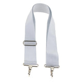 Max Maxb Adjustable Snare Drum Strap Belt With Metal Hook for Snare Drum Accessories White