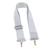 Max Maxb Adjustable Snare Drum Strap Belt With Metal Hook for Snare Drum Accessories White