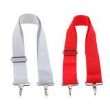 Max Maxb Adjustable Snare Drum Strap Belt With Metal Hook for Snare Drum Accessories White
