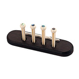 Max Maxb 4 String Rosewood Ukulele Guitar Bridge with Saddle Nut Set for Ukulele