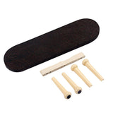 Max Maxb 4 String Rosewood Ukulele Guitar Bridge with Saddle Nut Set for Ukulele