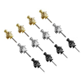 Max Maxb 12pcs Guitar Strap Lock Straplock Button Buckle for Acoustic Electric Guitar