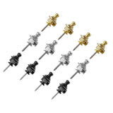 Max Maxb 12pcs Guitar Strap Lock Straplock Button Buckle for Acoustic Electric Guitar