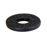 Max Maxb 10 Pieces Guitar Strap Block Rubber Safety Strap Lock Washer Gasket Black