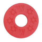 Max Maxb 10 Pieces Guitar Strap Block Rubber Safety Strap Lock Washer Gasket Red