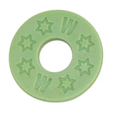 Max Maxb 10 Pieces Guitar Strap Block Rubber Safety Strap Lock Washer Gasket Green