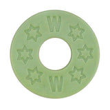 Max Maxb 10 Pieces Guitar Strap Block Rubber Safety Strap Lock Washer Gasket Green