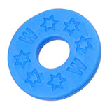Max Maxb 10 Pieces Guitar Strap Block Rubber Safety Strap Lock Washer Gasket Blue