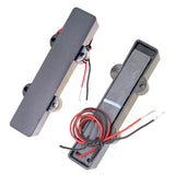 Max Maxb Sealed Closed Humbucker Pickup for 4 String Electric Bass Guitar Black