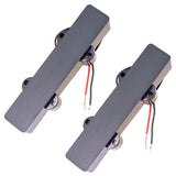 Max Maxb Sealed Closed Humbucker Pickup for 4 String Electric Bass Guitar Black