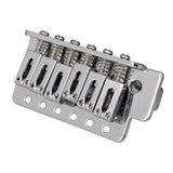 Max Maxb Silver 6 String Left Handed Guitar Tremolo Bridge Assembly for ST SQ Guitar