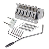 Max Maxb Silver 6 String Left Handed Guitar Tremolo Bridge Assembly for ST SQ Guitar