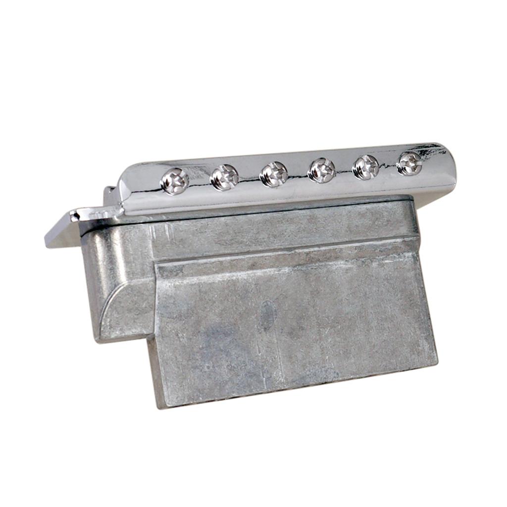 Max Maxb Silver 6 String Left Handed Guitar Tremolo Bridge Assembly for ST SQ Guitar