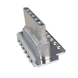 Max Maxb Silver 6 String Left Handed Guitar Tremolo Bridge Assembly for ST SQ Guitar