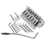 Max Maxb Silver 6 String Left Handed Guitar Tremolo Bridge Assembly for ST SQ Guitar