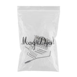 Max Maxb Silver 6 String Left Handed Guitar Tremolo Bridge Assembly for ST SQ Guitar