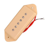 Max Soapbar P90 Guitar Pickup Neck&Bridge for LP EPI Guitar Replacement Cream