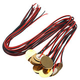 Max Maxb 12pcs 27mm Piezo Disc Elements with 48cm Leads Guitar Pickup Accessories