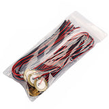 Max Maxb 12pcs 27mm Piezo Disc Elements with 48cm Leads Guitar Pickup Accessories