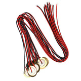 Max Maxb 12pcs 27mm Piezo Disc Elements with 48cm Leads Guitar Pickup Accessories