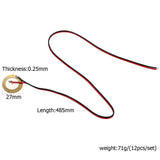 Max Maxb 12pcs 27mm Piezo Disc Elements with 48cm Leads Guitar Pickup Accessories