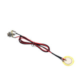 Max Maxb Prewired Piezo Pickup with 27mm Piezo Disc for Guitar Mandolin Ukulele
