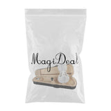 Maxbell 4/4 Acoustic White Violin Maple Spruce with Case Bow Rosin for Beginners