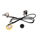 Maxbell Prewired Guitar Pickup Piezo Transducer Amplifier B500K Potentiometer