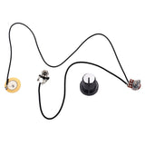 Maxbell Prewired Guitar Pickup Piezo Transducer Amplifier B500K Potentiometer