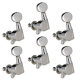 Max 6pcs 6L Sealed Gear Tuning Pegs Machine Heads for Acoustic Electric Guitar