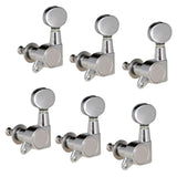 Max 6pcs 6L Sealed Gear Tuning Pegs Machine Heads for Acoustic Electric Guitar