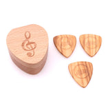 Max Guitar Pick Plectrum Wooden Box Musical Parts for Guitar Lover Headstock