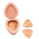 Max Guitar Pick Plectrum Wooden Box Musical Parts for Guitar Lover Headstock