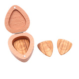 Max Guitar Pick Plectrum Wooden Box Musical Parts for Guitar Lover Headstock