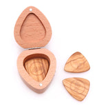 Max Guitar Pick Plectrum Wooden Box Musical Parts for Guitar Lover Headstock