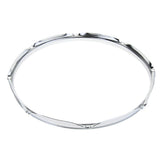 Max 1 Pair Iron  Tom Drum Hoop Ring Rim 14inch 8 Holes