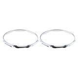 Max 1 Pair Iron  Tom Drum Hoop Ring Rim 14inch 8 Holes