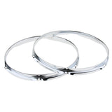 Max 1 Pair Snare Drum Hoop Ring Rim for Percussion Instrument 12 Inch 6 Hole