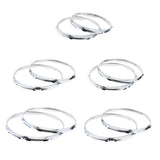 Max 2 Pieces Metal Tom Tom Drum Set Hoop Ring Rim Die Cast Hoops 10inch 6 Hole
