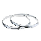 Max 2 Pieces Metal Tom Tom Drum Set Hoop Ring Rim Die Cast Hoops 10inch 6 Hole
