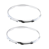 Max Maxb 2 Pieces 14inch Sanre Drum Hoop Ring Rim Die Cast Hoops 8 Hole