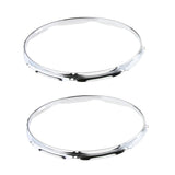 Max Maxb 2 Pieces 14inch Sanre Drum Hoop Ring Rim Die Cast Hoops 8 Hole
