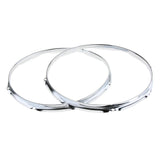 Max Maxb 2 Pieces 14inch Sanre Drum Hoop Ring Rim Die Cast Hoops 8 Hole