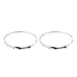 Max Maxb 2 Pieces 14inch Sanre Drum Hoop Ring Rim Die Cast Hoops 8 Hole
